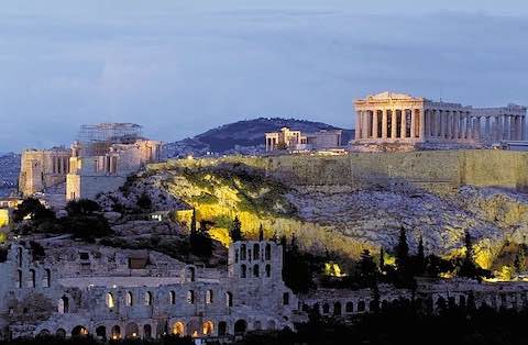 Acropolis du lịch Athens Hy lạp