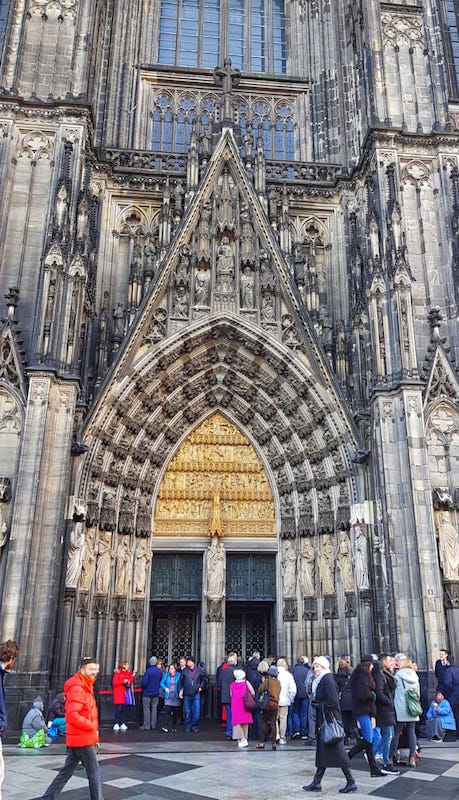 Hình ảnh cổng chính nhà thờ Cologne